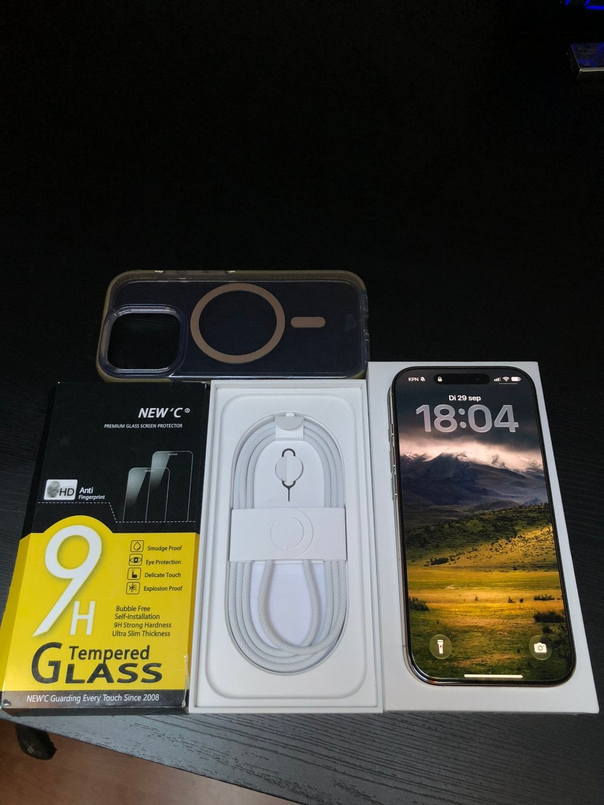 Iphone 16 Pro Desert Titanium 128gb (NIEUWSTAAT), Ophalen, Zo goed als nieuw, Goud, 128 GB