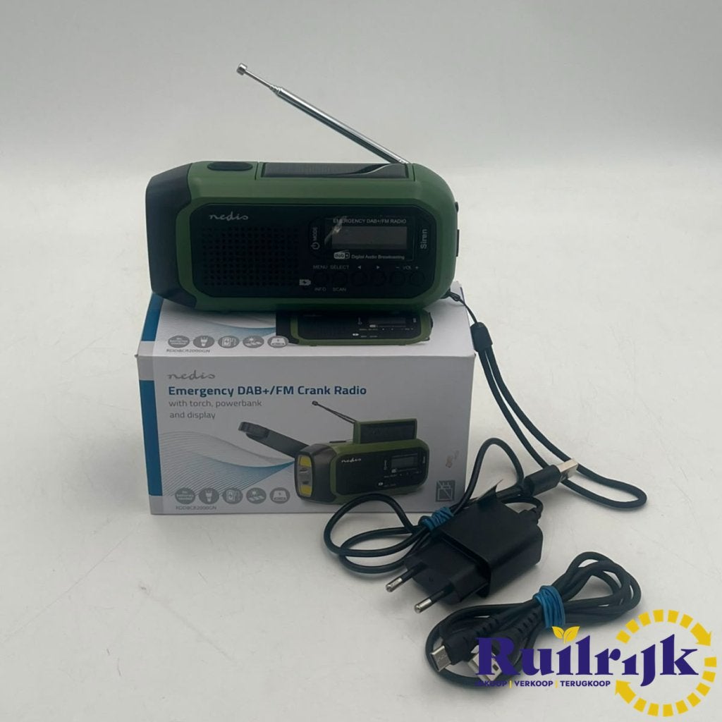 Nedis Noodradio DAB+ FM zwengel radio - Nieuw, Nedis, Zo goed als nieuw, Support@nedis.com, De Tweeling 28
5215 MC 's-Hertogenbosch
Netherlands