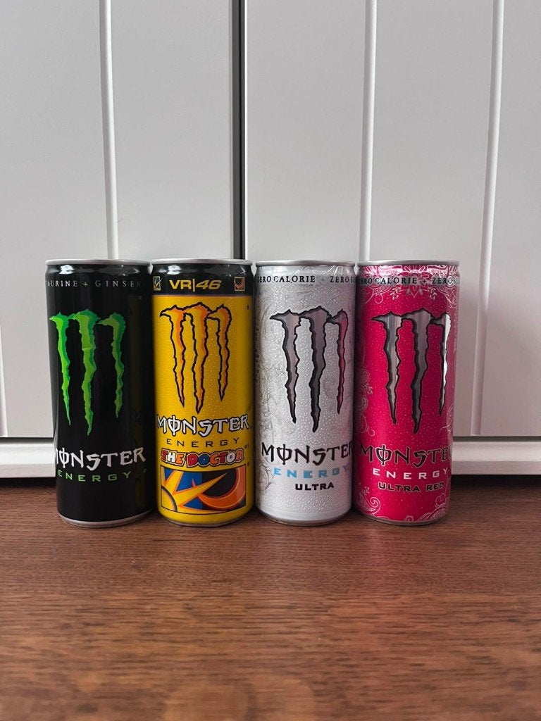 Complete set Monster Energy blikken nederlands leeg, Ophalen of Verzenden, Zo goed als nieuw, Overige