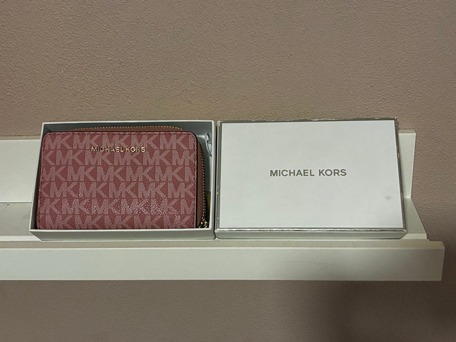 Michael Kors Portemonee, Sieraden, Tassen en Uiterlijk, Ophalen, Nieuw, Roze, Overige merken