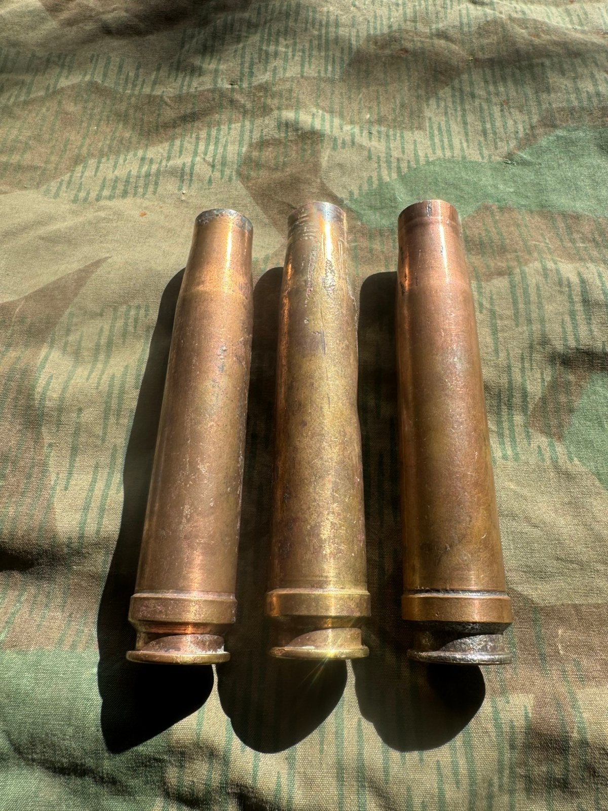 3 Flak 20mm ww2 luftwaffe, Ophalen of Verzenden, Luchtmacht, Duitsland, Hulzen of Bodemvondsten