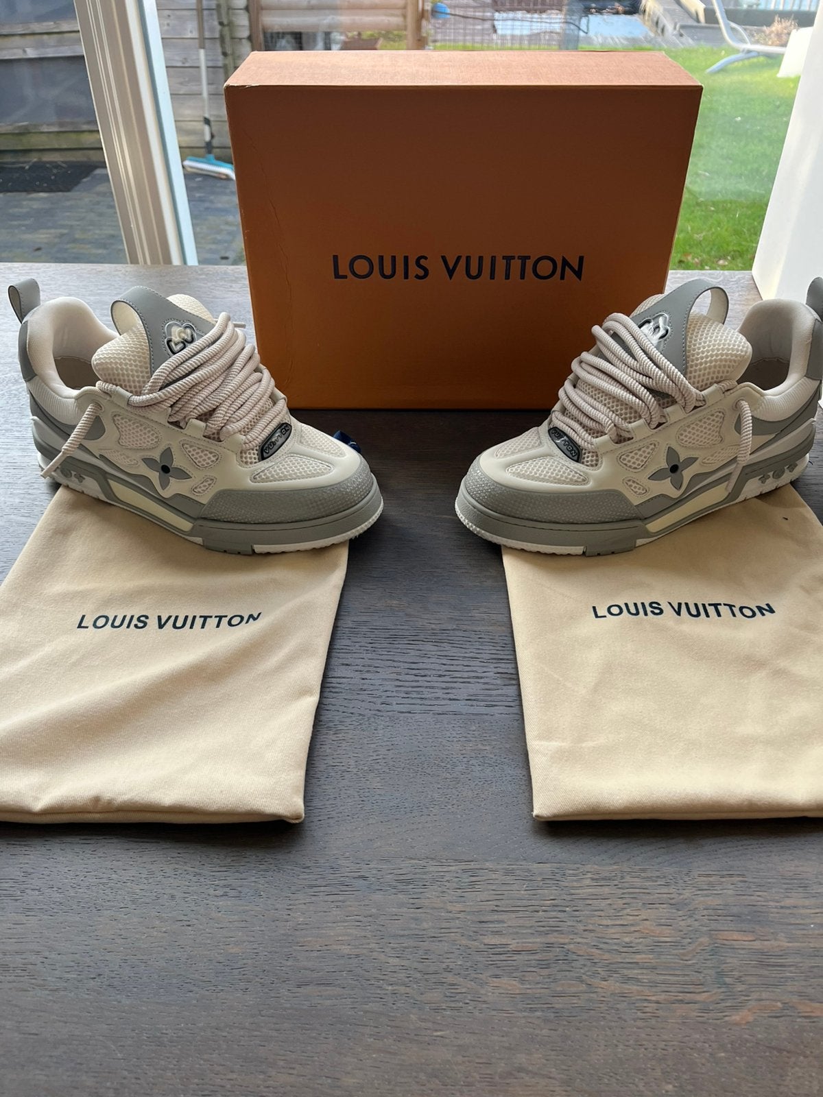 LV skate schoenen maat 43, Wit, Ophalen of Verzenden, Sneakers of Gympen, Zo goed als nieuw