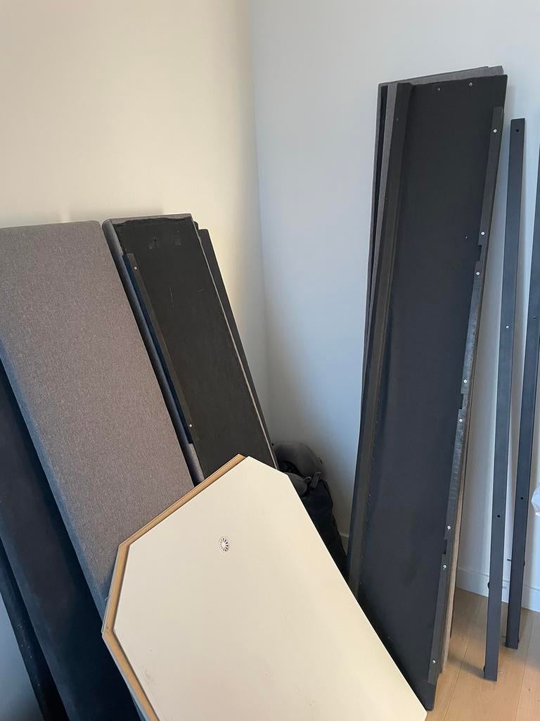Boxspring 160 x 200, Huis en Inrichting, Slaapkamer | Boxsprings, Ophalen, Zo goed als nieuw, Tweepersoons