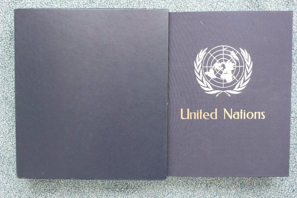 ZEER GOED GEVULD DAVO ALBUM UNITED NATIONS 1951 - 1996, Ophalen of Verzenden, Buitenland