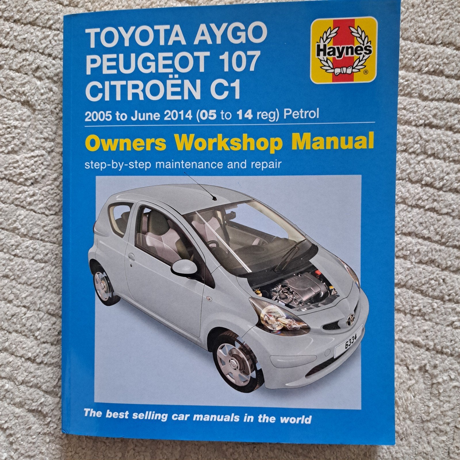 Haynes Werkplaatshandboek Toyota Aygo Peugeot 107 Citroën C1, Ophalen of Verzenden, Zo goed als nieuw, Toyota, Haynes