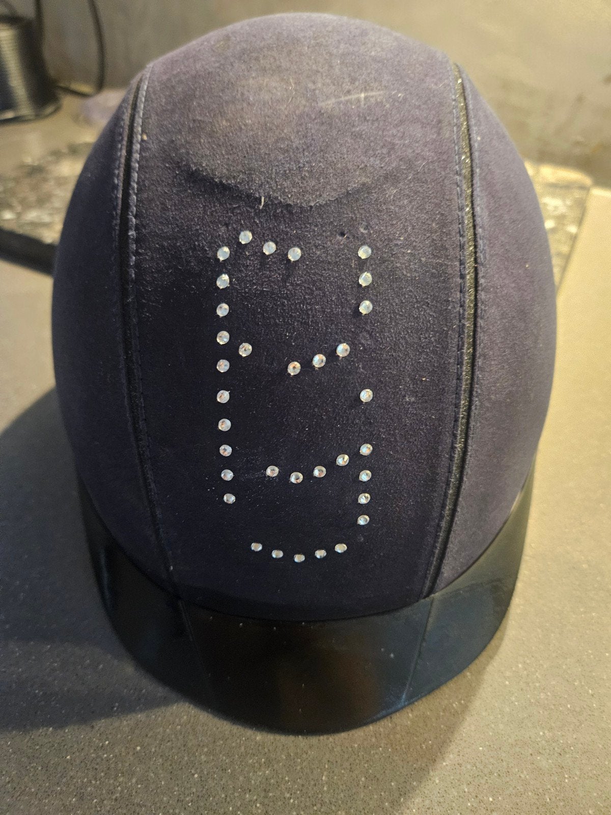 Paardrijhelm Horze donkerblauw, Dieren en Toebehoren, Ophalen, Overige soorten, Cap