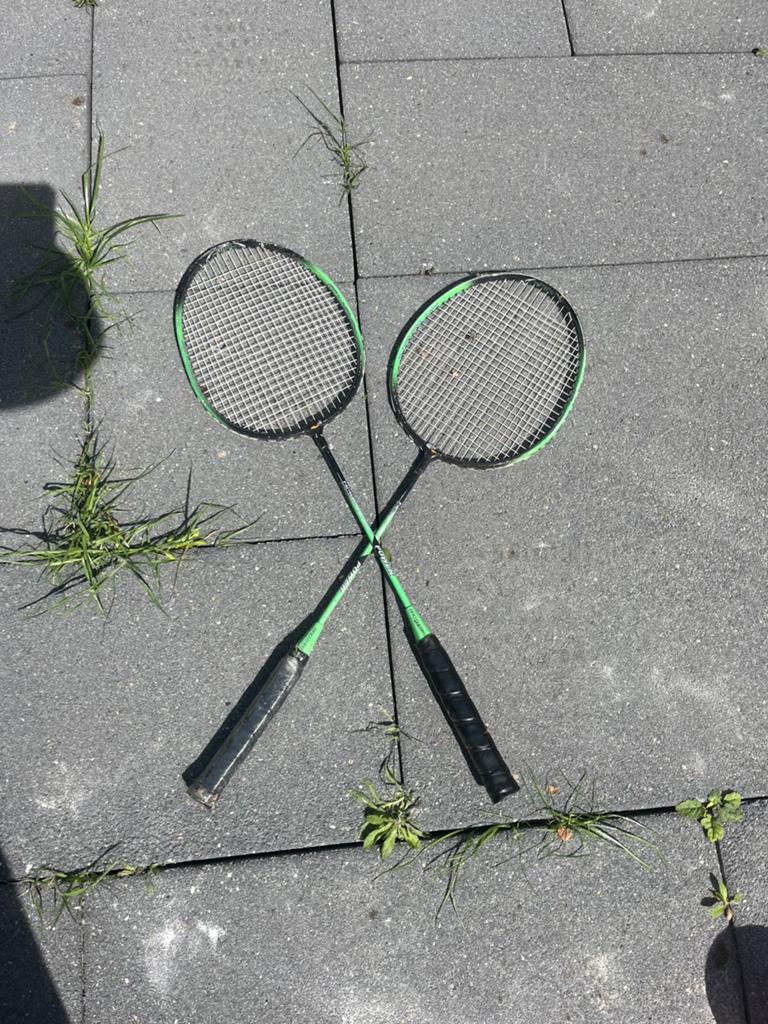 Batmintonrackets, Ophalen, Zo goed als nieuw, Racket(s)