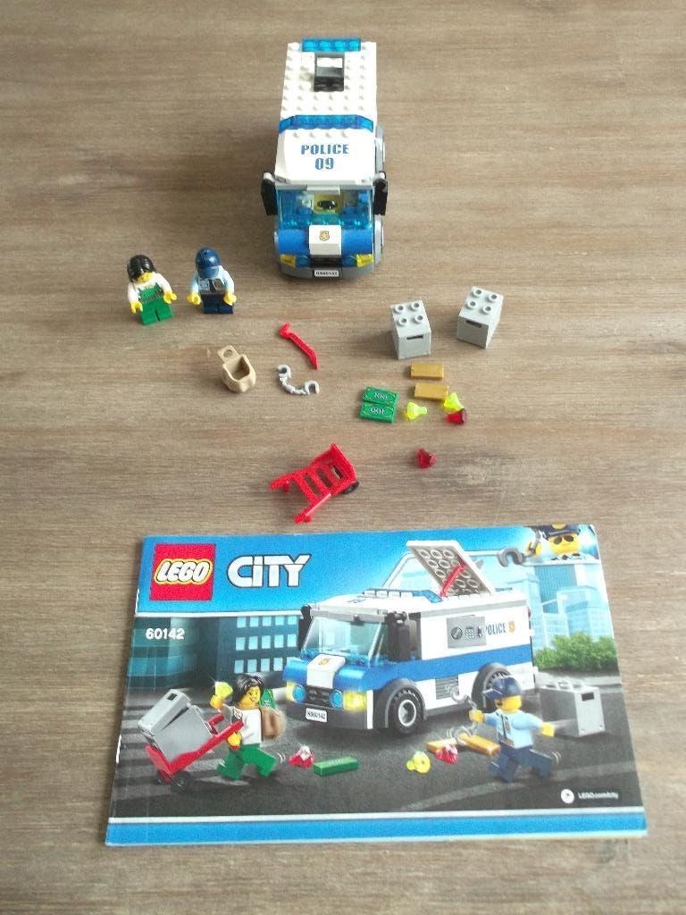 lego police 60142 money transporter (2017), Kinderen en Baby's, Speelgoed | Duplo en Lego, Ophalen of Verzenden, Gebruikt, Complete set