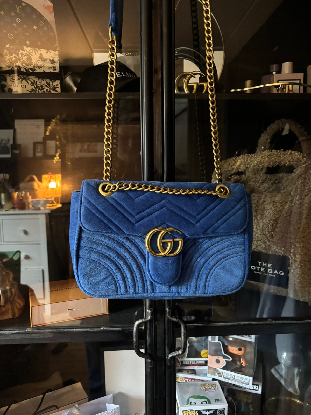 Gucci tas, Ophalen of Verzenden, Zo goed als nieuw, Zwart, Schoudertasje