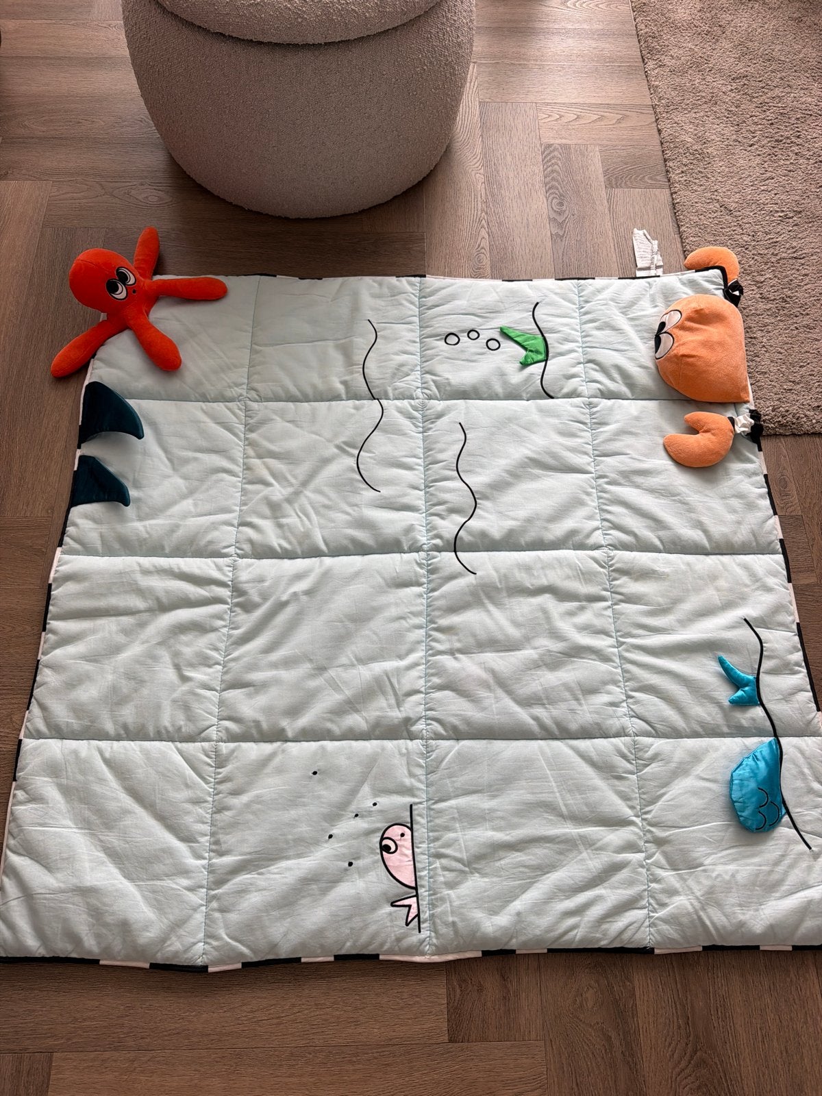 IKEA Speelkleed Onder de Zee - Zo goed als nieuw, Ophalen of Verzenden, Zo goed als nieuw, Speelkleed