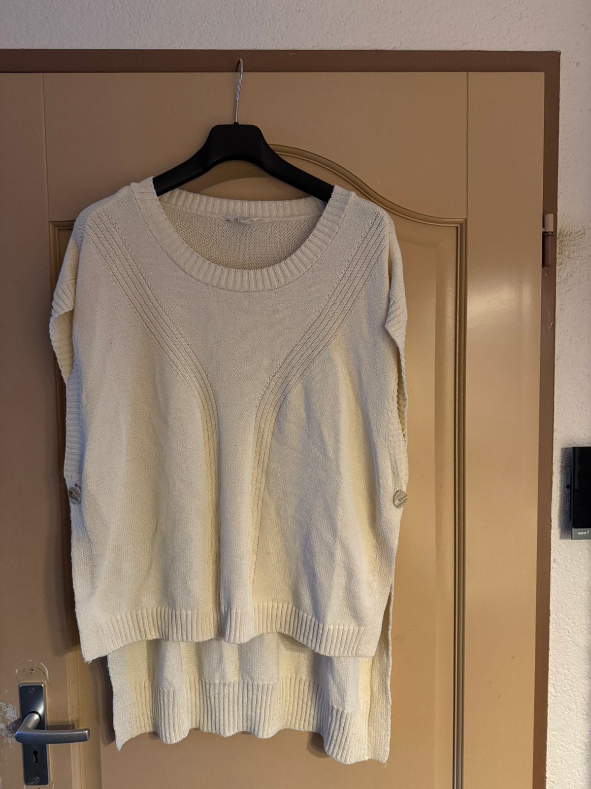 Mooie ecru trui / gilet van RiverIsland maat l, Beige, Maat 42/44 (L), Ophalen of Verzenden, Zo goed als nieuw