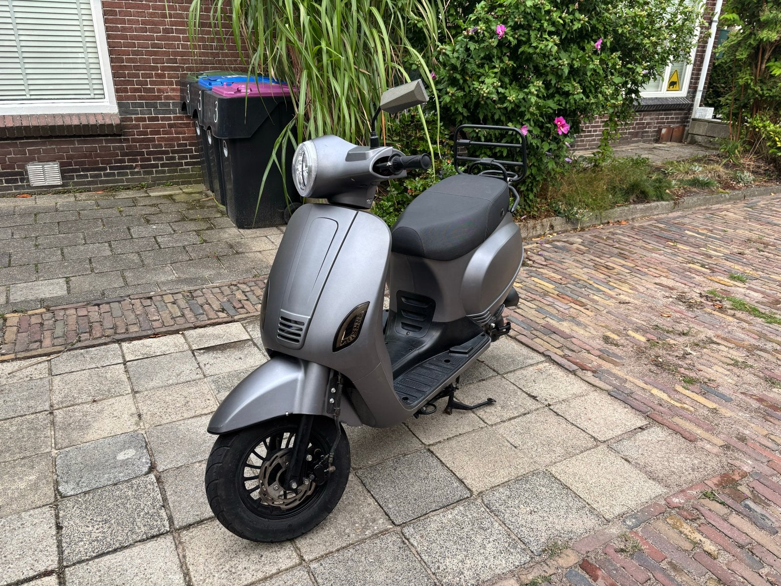 Vespa Lookalike 4T, Fietsen en Brommers, Scooters | Overige merken, Ophalen, Gebruikt, Maximaal 45 km/u, Benzine