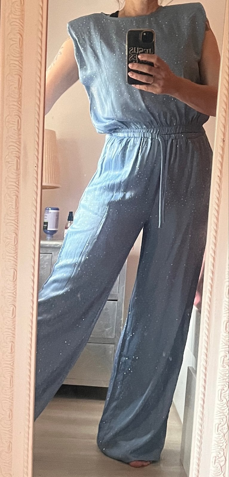 Ambika Bella broek en top M-Nieuw met prijskaartje, Kleding | Dames, Ophalen of Verzenden, Nieuw, Maat 38/40 (M), Blauw