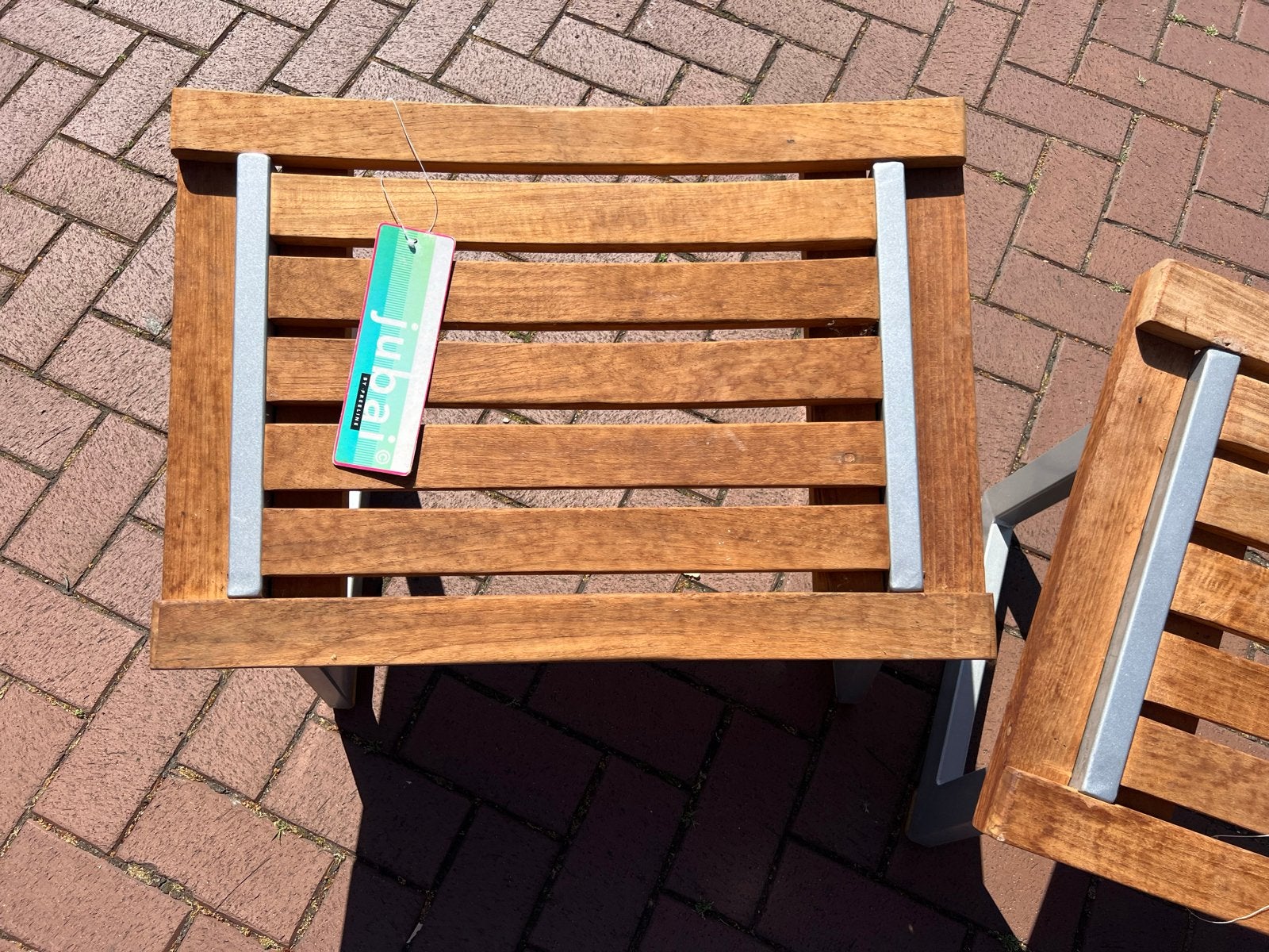 Nieuwe Teak Voetenbanken - Jubai (per stuk), Minder dan 50 cm, Nieuw, Ophalen of Verzenden, Rechthoekig