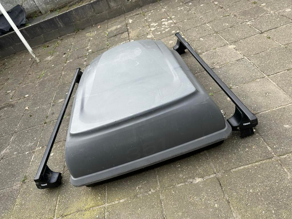 Dakdrager met dakkoffer, Ophalen of Verzenden, Gebruikt