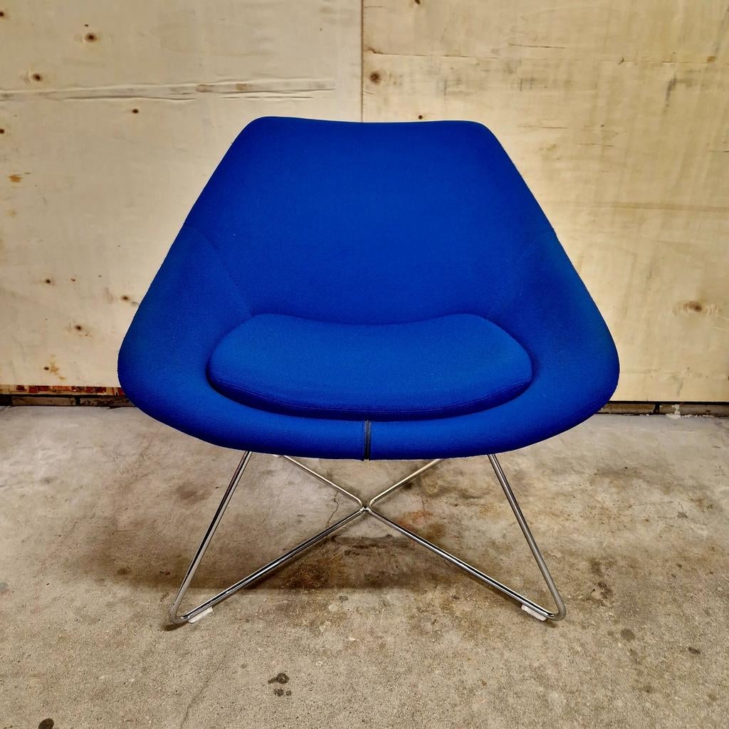 Vintage fauteuil Jaren 90 Allermuir spaceage stijl blauwe, Kolibrivintagehal@gmail.com, Gebruikt, Aaldertgeertsstraat 43 Olst