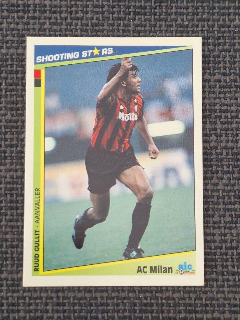 Shooting Stars Ruud Gullit AC Milan, Verzenden, Buitenlandse clubs, Poster, Plaatje of Sticker
