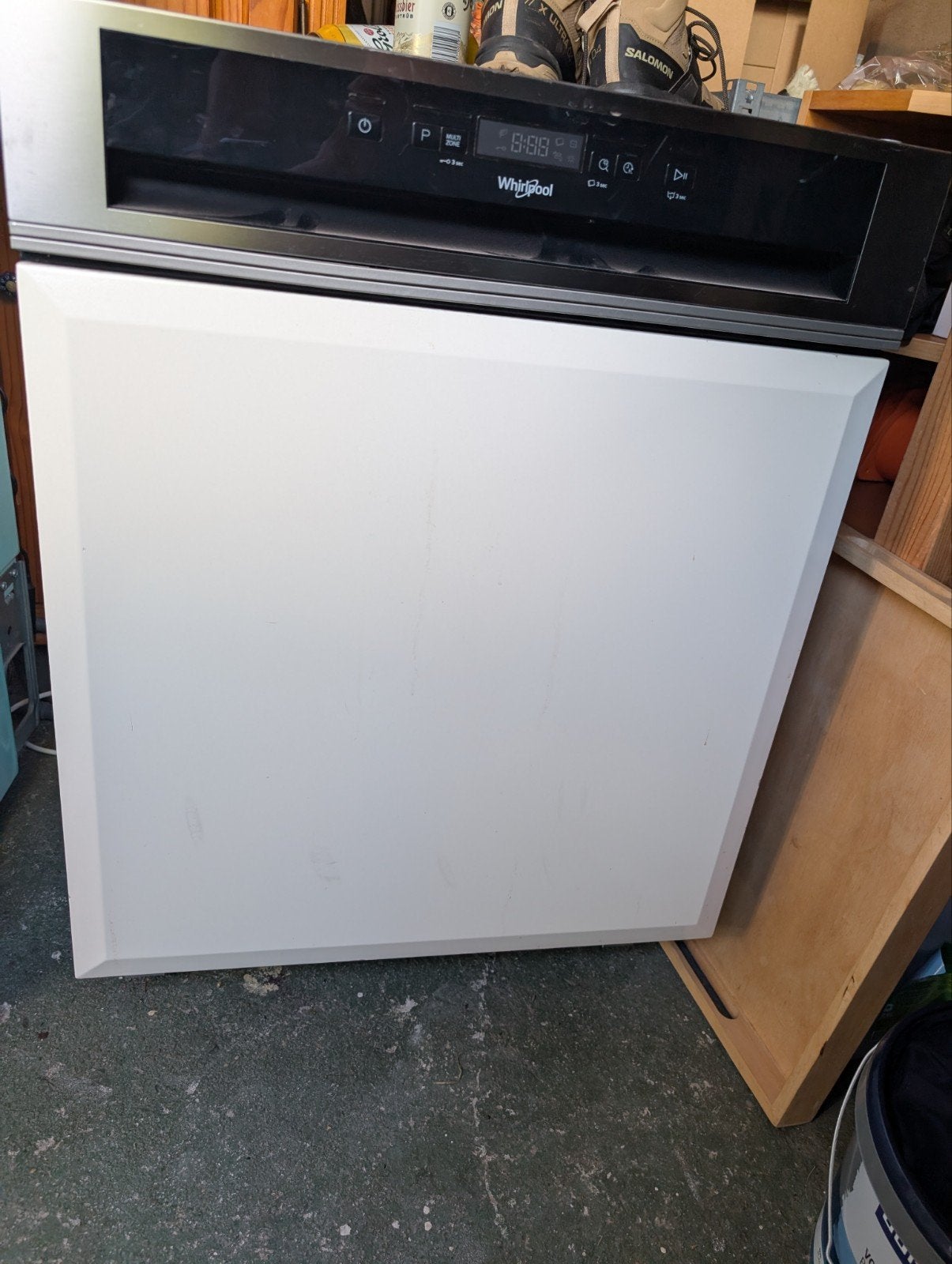 Whirlpool inbouw vaatwasser, Witgoed en Apparatuur, Ophalen, Minder dan 85 cm, 60 cm of meer, Zo goed als nieuw