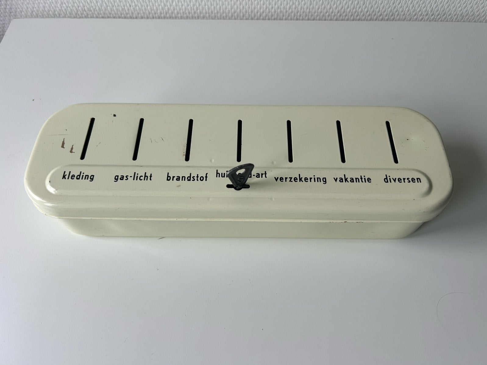 Brabantia huishoudspaarpot spaarpot, Verzamelen, Spaarpotten, Ophalen of Verzenden, Metaal of Blik