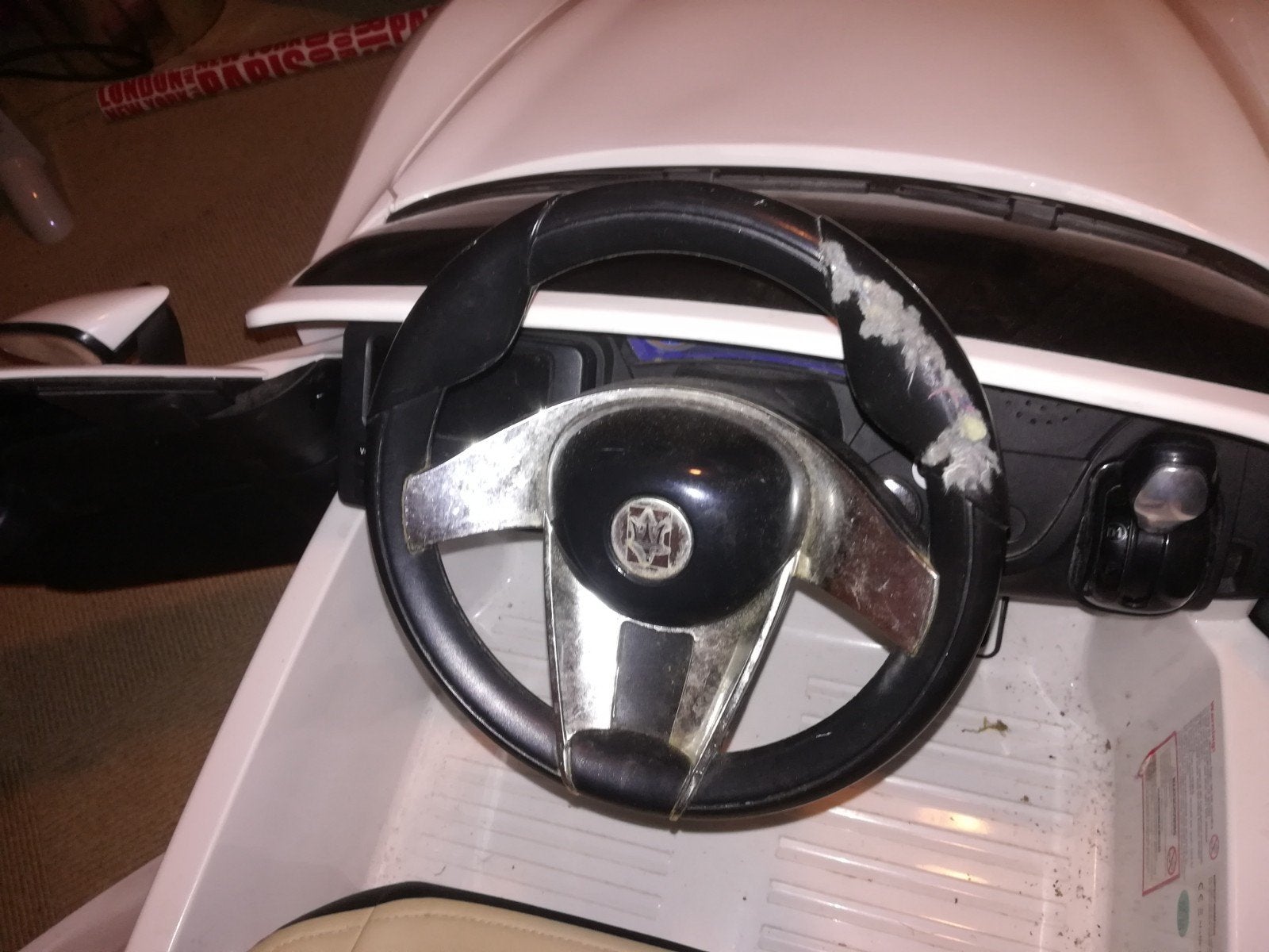 kinderauto Maserati, Gebruikt