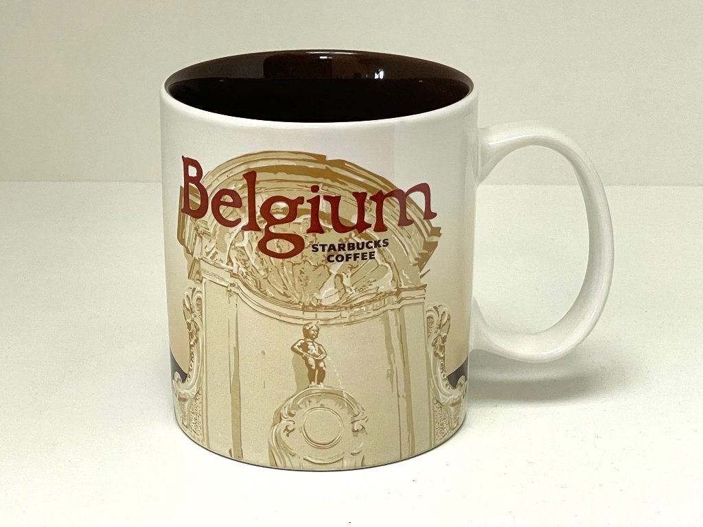 Starbucks mok Belgium ( België, Manneken Pis, mug, beker ), Ophalen, Keramiek, Zo goed als nieuw, Overige stijlen