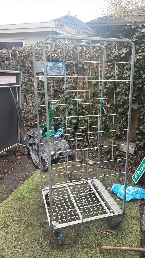 Rolcontainer, 100 liter of meer, Ophalen, Zo goed als nieuw, Transportkar
