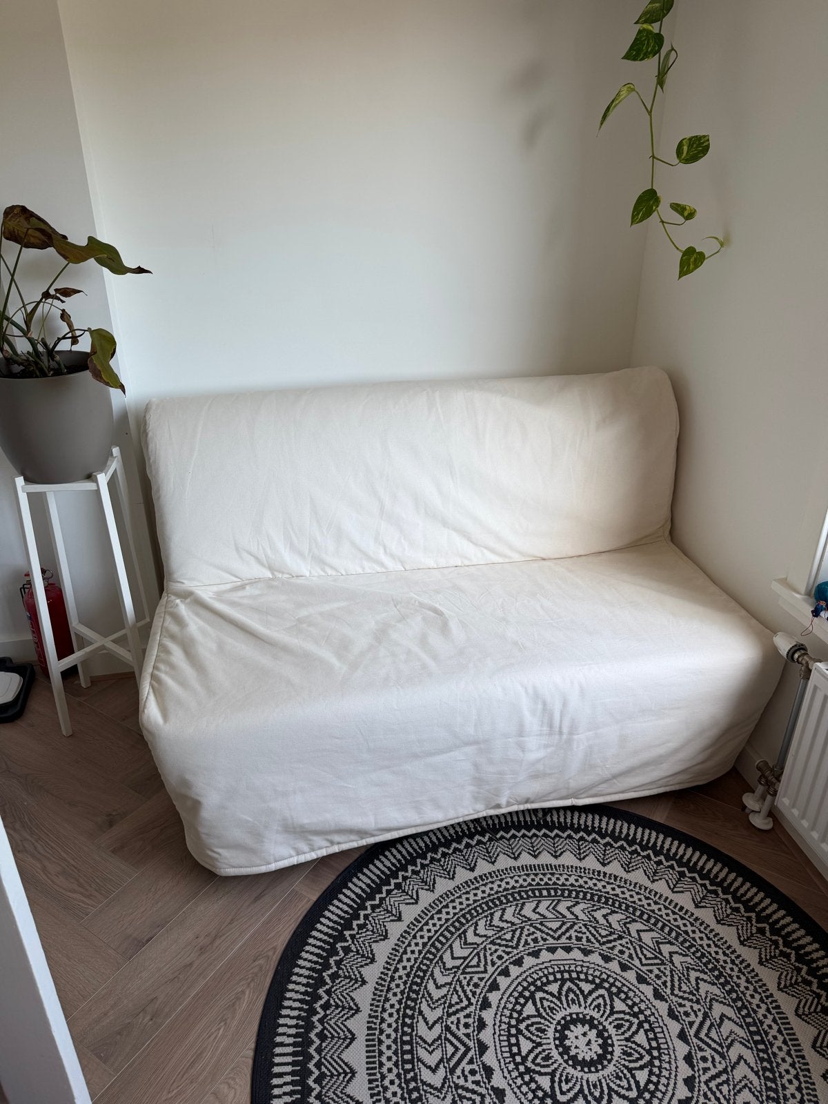 IKEA LYCKSELE LÖVÅS slaapbank 2-persoons, Ophalen, Crème, Nieuw, Tweepersoons