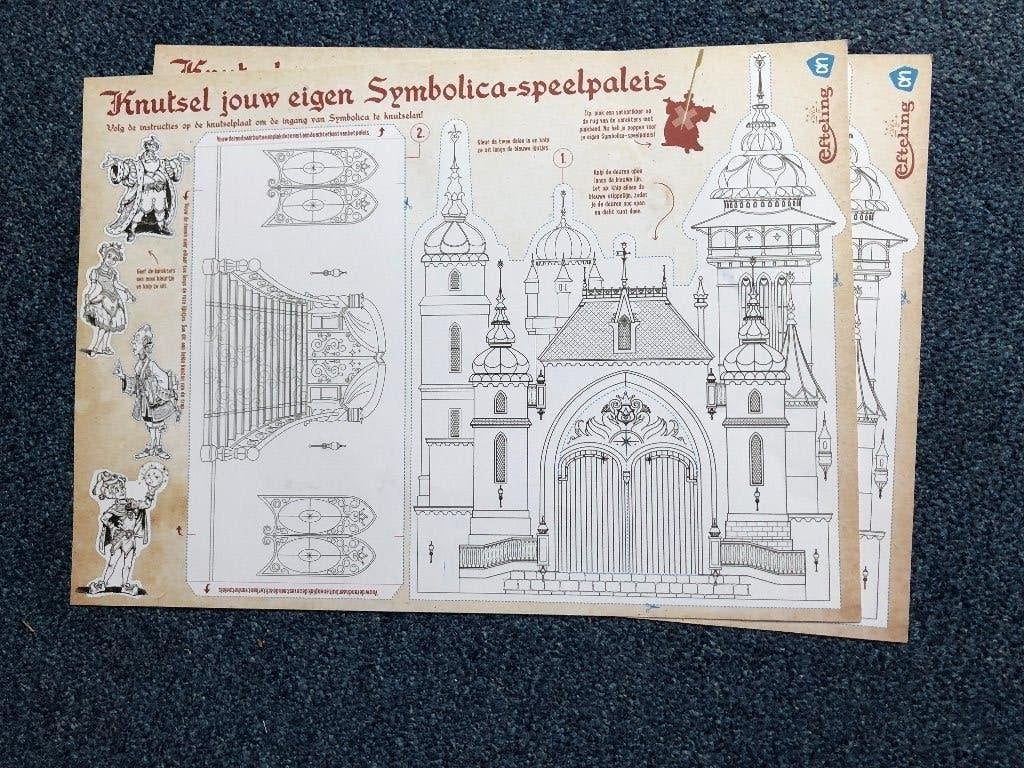 2x Originele Efteling Symbolica speelpaleis knutselset, Ophalen of Verzenden, Nieuw, Overige typen