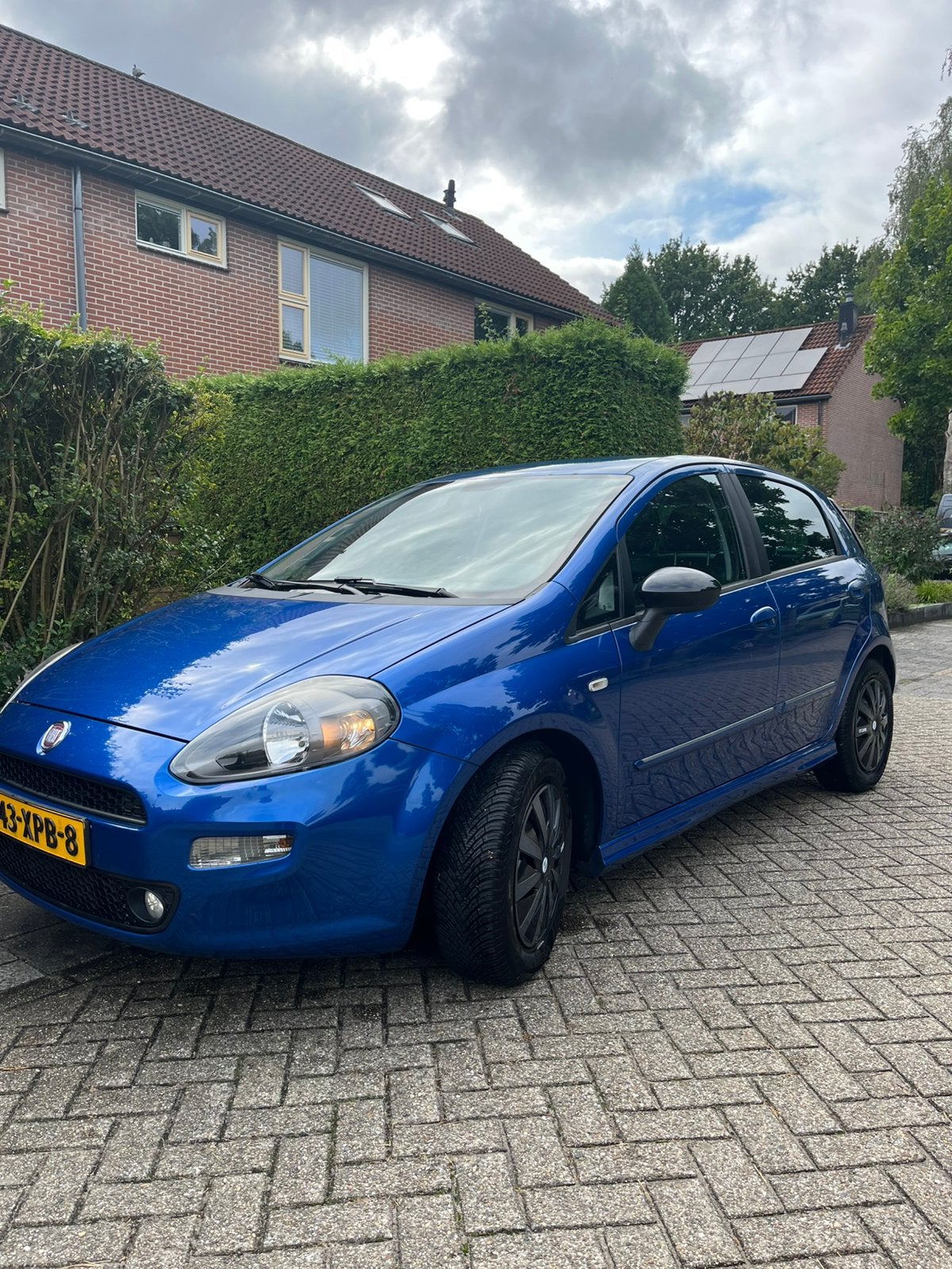 Fiat Punto 0.9 Twinair 85 5-D 2012 Blauw, Voorwielaandrijving, 49 €/maand, Origineel Nederlands, 24 km/l