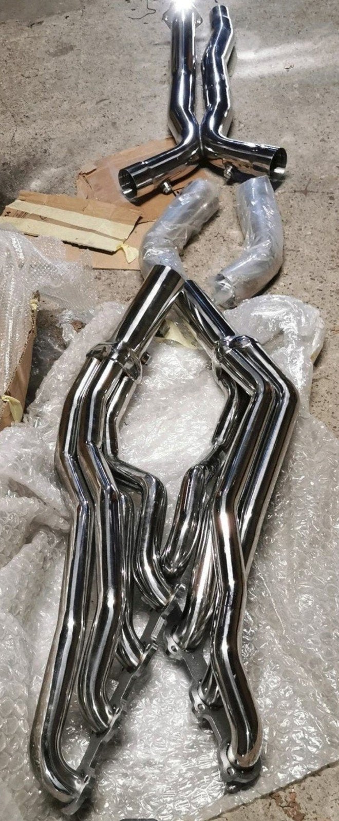 Mercedes E55 CLS55 AMG Longtube Headers Uitlaat Downpipe, Ophalen of Verzenden
