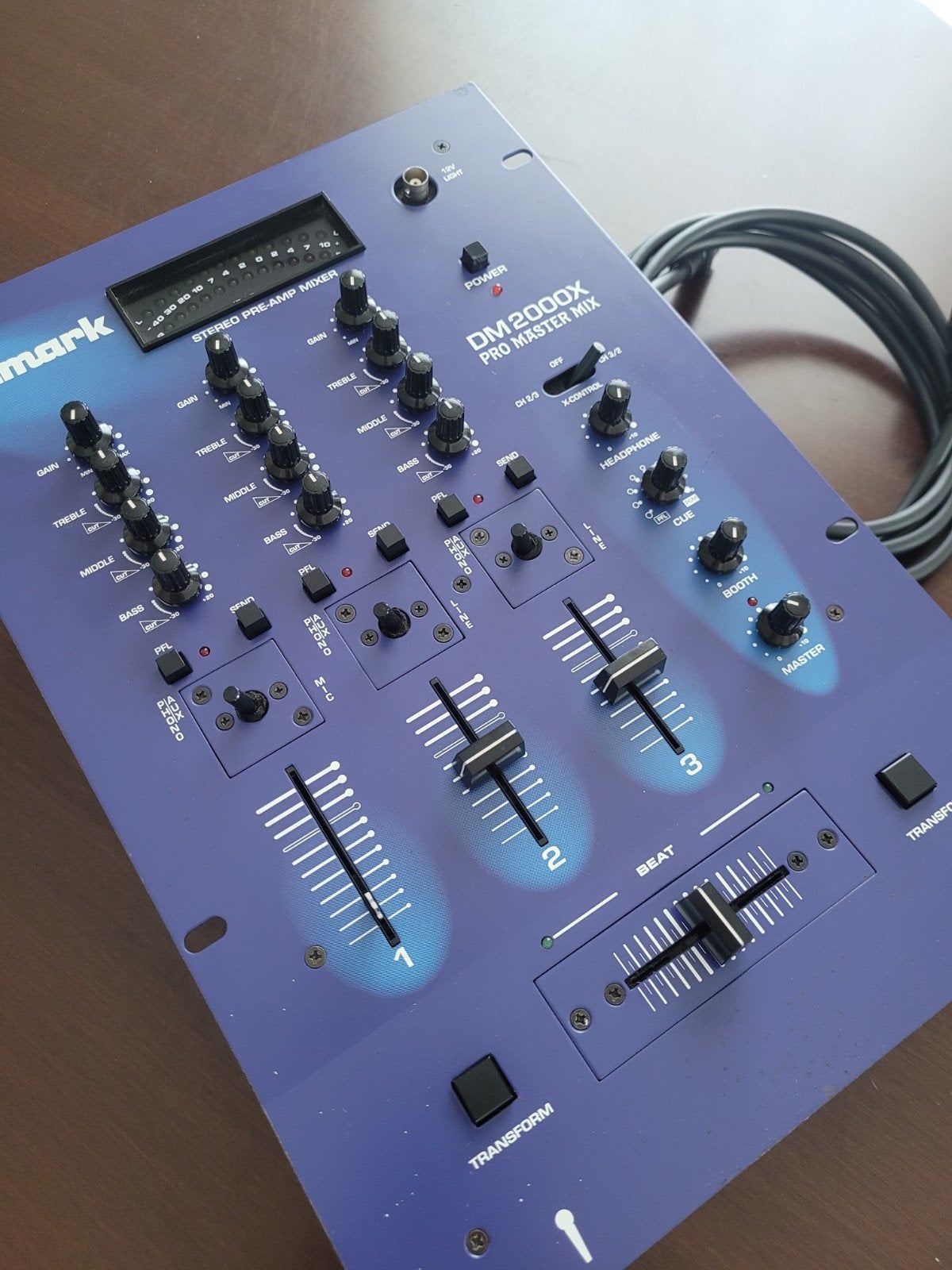 Numark DM2000X Pro Master Mix DJ Mixer, Ophalen of Verzenden, Gebruikt, Minder dan 5 kanalen, Microfooningang