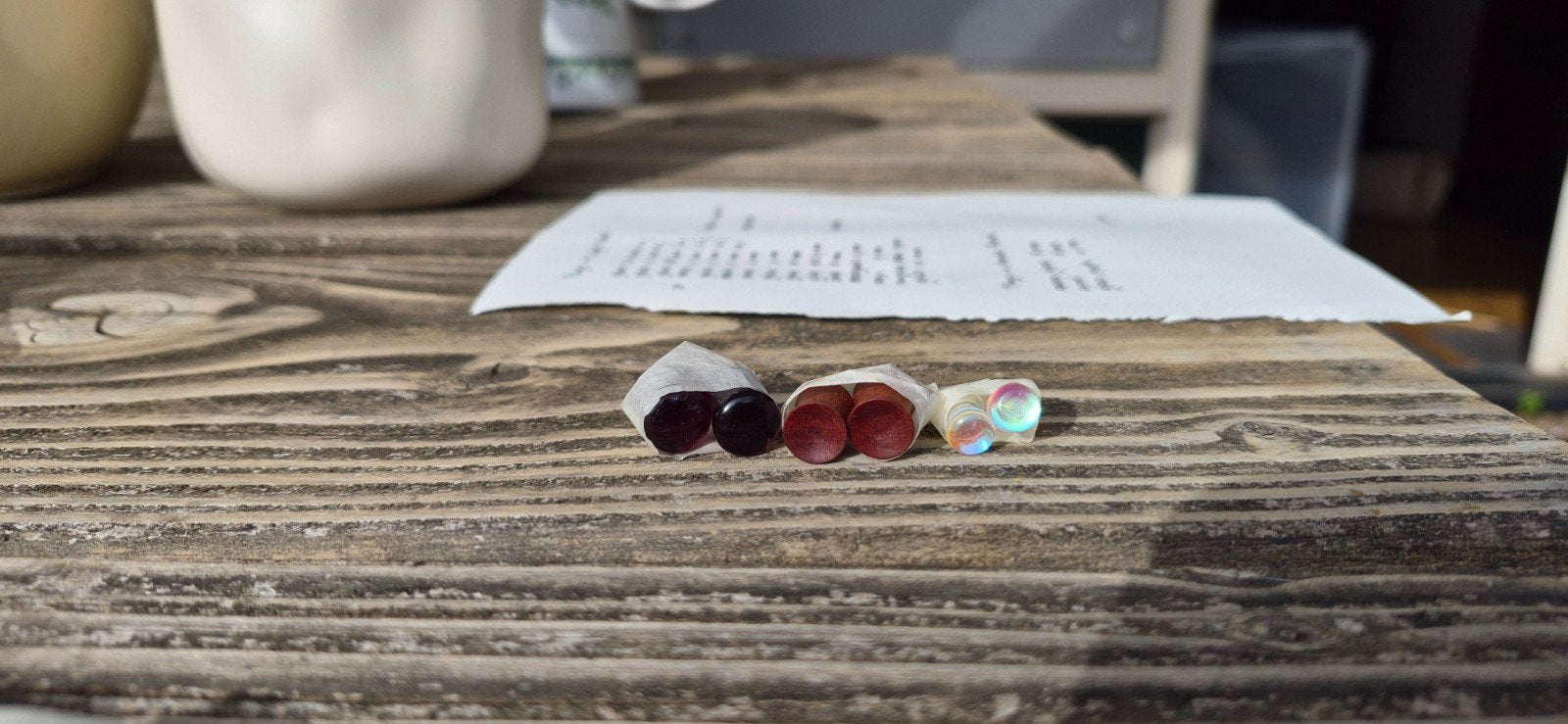 Plugs voor oor/stretching, Ophalen of Verzenden, Zo goed als nieuw, Glas, Met edelsteen