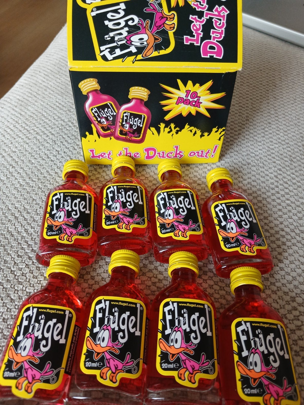 Flügel shotjes 8pack - Let the Duck out!, Verzamelen, Ophalen