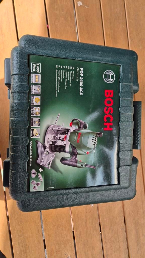 Bosch POF 1400 ACE Bovenfrees - Zo goed als nieuw, Ophalen of Verzenden, Zo goed als nieuw, Bovenfrees, Bosch