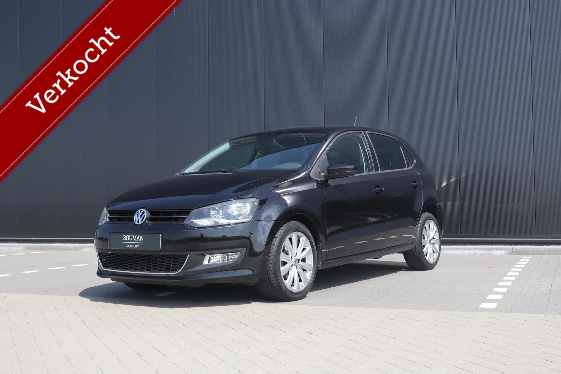 Volkswagen Polo 1.2 TSI Highline AUTOMAAT NL AUTO, CARPLAY, Auto's, Euro 5, Stof, Zwart, 4 cilinders