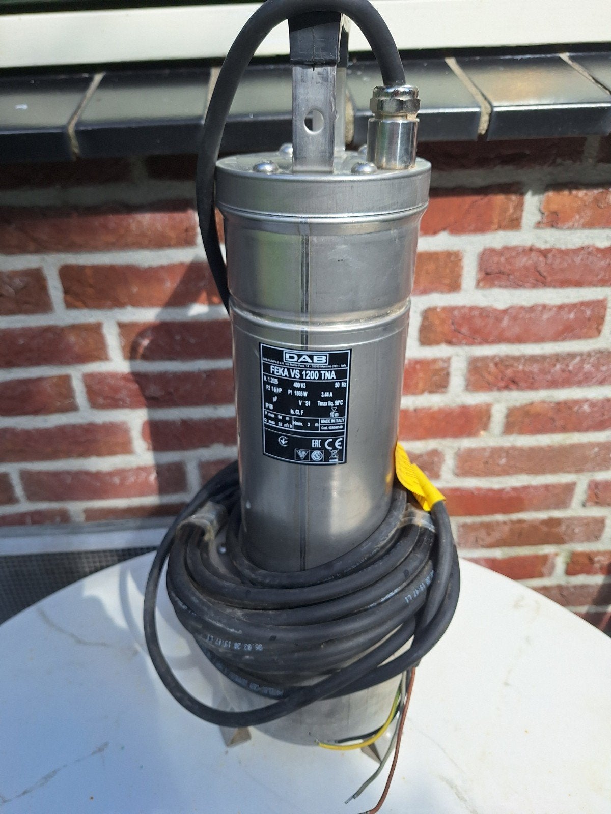 nooit gebruikte dab feka vs 1200 tna vuilwaterpomp, Tuin en Terras, Ophalen of Verzenden, Nieuw, Elektrisch, Dompelpomp