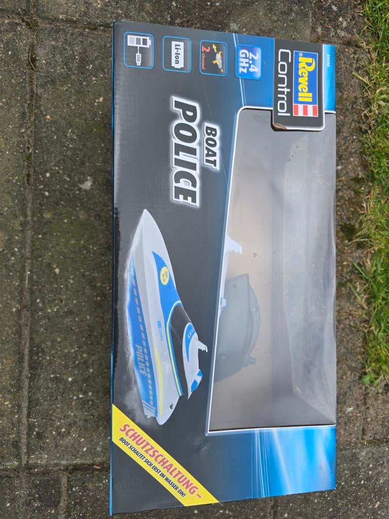 Rewell bestuurbare Politie boot., Ophalen, Zo goed als nieuw