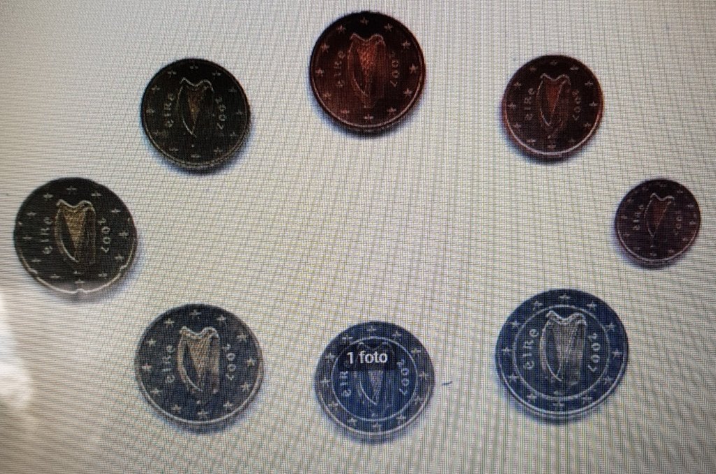VERSCHILLENDE JAREN UNC SETS IERLAND BIJ JOHN, Verzenden, Ierland, Overige waardes