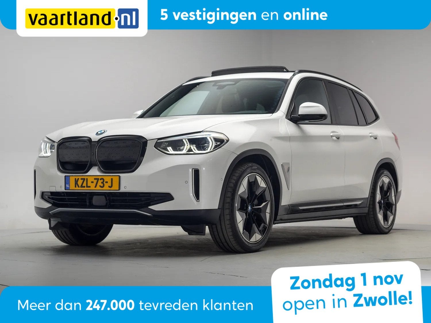 BMW iX3 High Executive 80 kWh Aut. [ Panoramadak Adapt.cruis, Auto's, Automaat, 0 cilinders, Gebruikt, 750 kg