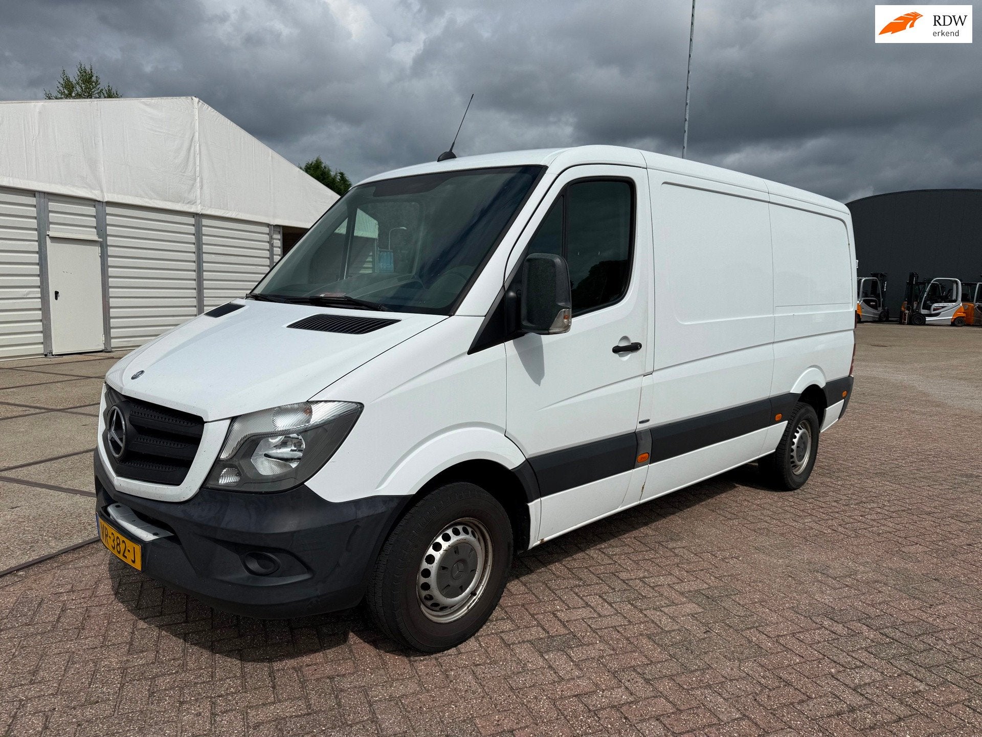Mercedes-Benz Sprinter 313 2.2 CDI 366 EHD Lange Uitvoering., Auto's, Euro 5, Gebruikt, Zwart, 4 cilinders