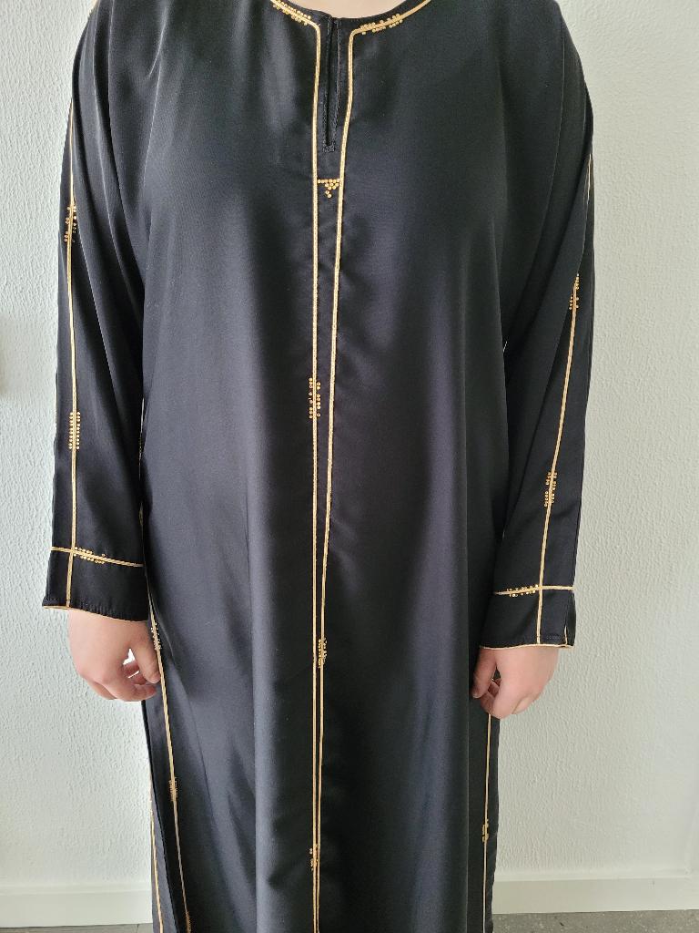 Abaya, Maat 38/40 (M), Zwart, Ophalen of Verzenden, Zo goed als nieuw