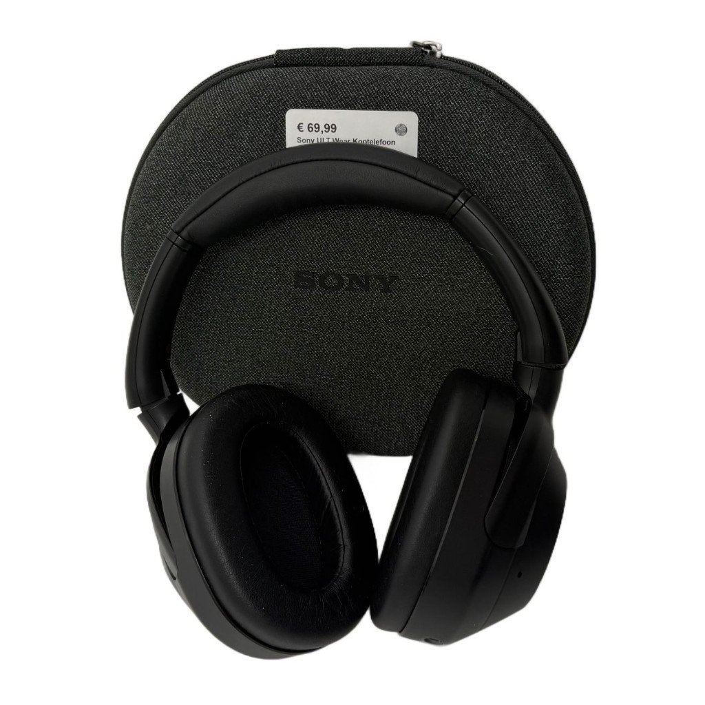 Sony ULT Wear Koptelefoon Zwart | In hoes | Met garantie, Dordrecht@usedproducts.nl, Toulonselaan 72, Ophalen of Verzenden, Zo goed als nieuw
