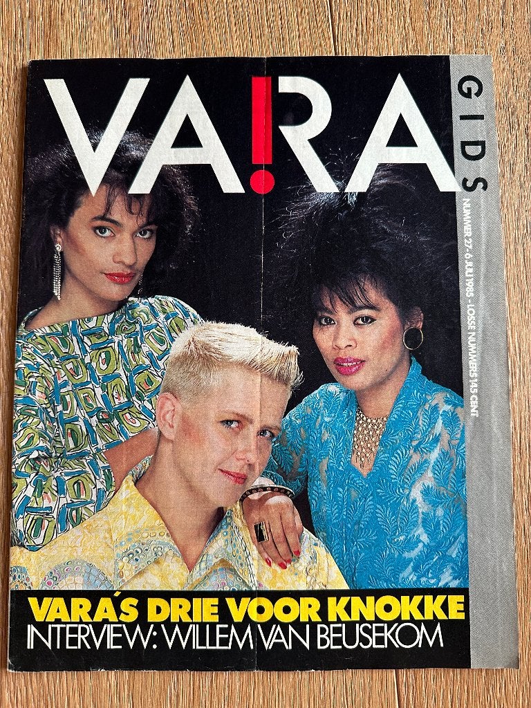 VARA Gids 6 juli 1985 Mathilde Santing Ted Danson Trafassi, Ophalen of Verzenden, Gelezen, Muziek, Film of Tv
