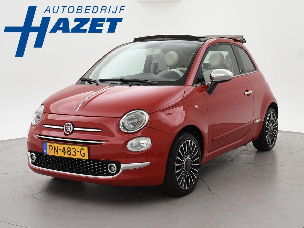 Fiat 500 C 1.2 4-CIL LOUNGE + NAVIGATIE | 16 INCH | AIRCO |, Auto's, Voorwielaandrijving, Stof, Gebruikt, 4 cilinders