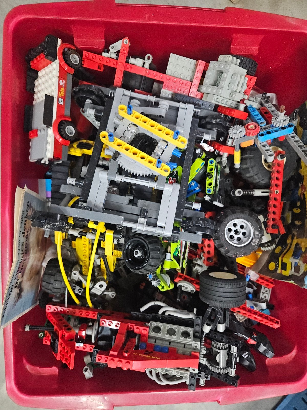 Lego bak lego  van alles ook technic ongesorteerd  div, Ophalen of Verzenden