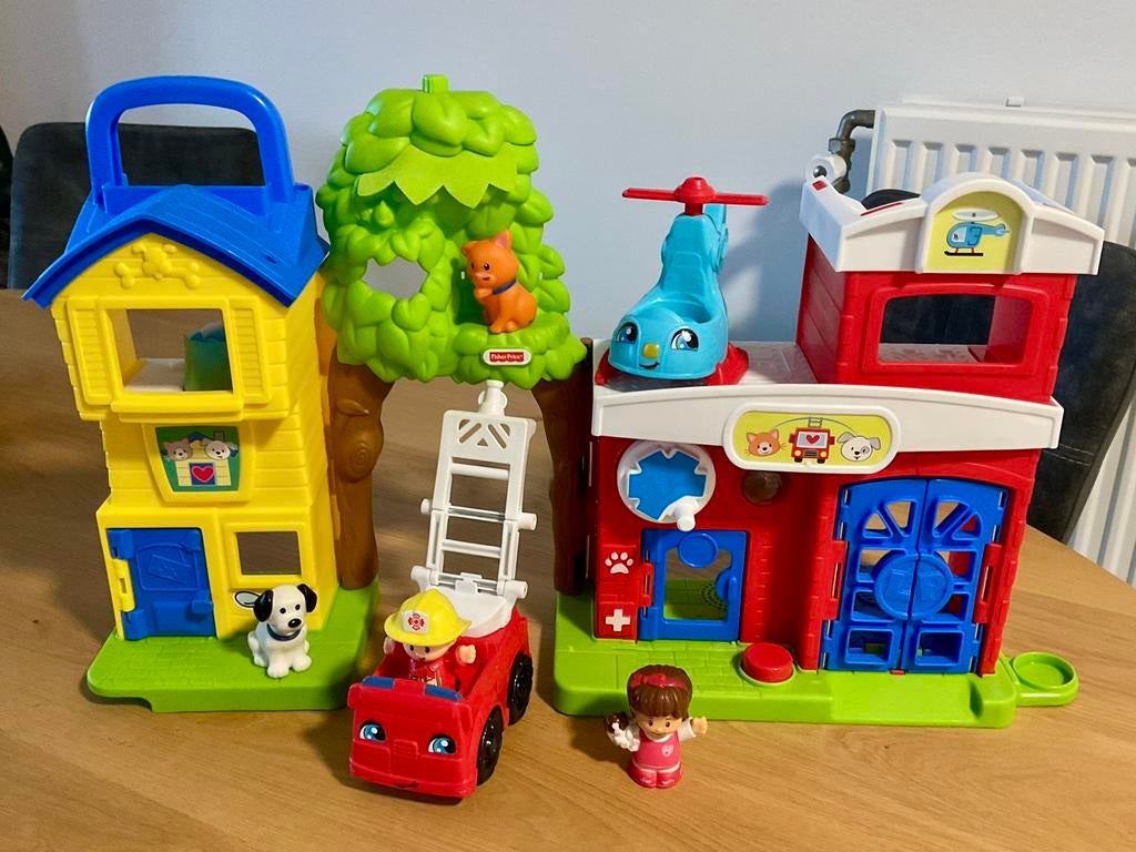 Little People : Dierenredders  speelset /met licht en geluid, Kinderen en Baby's, Ophalen, Gebruikt, Speelset, Met licht