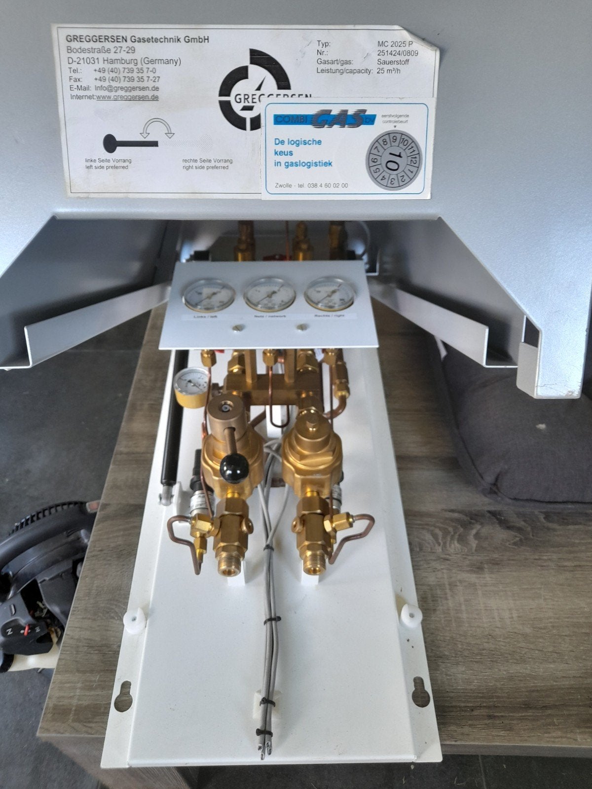 Greggersen Gasetechnik Zuurstof Regelaar MC 2025P, Ophalen of Verzenden