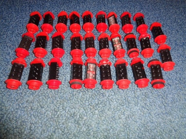 Partij M451=29x Lego trein wielen, Lego, Lego, Gebruikt, Lego