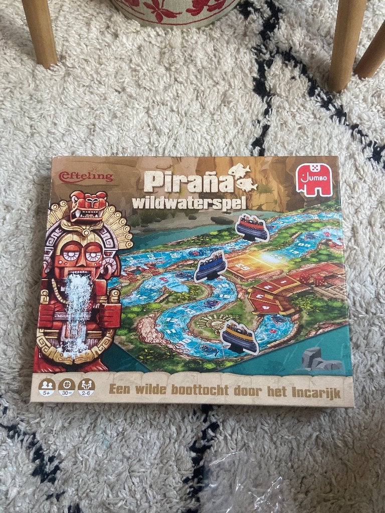 pirana wildwaterspel, Vijf spelers of meer, Ophalen, Zo goed als nieuw, Jumbo