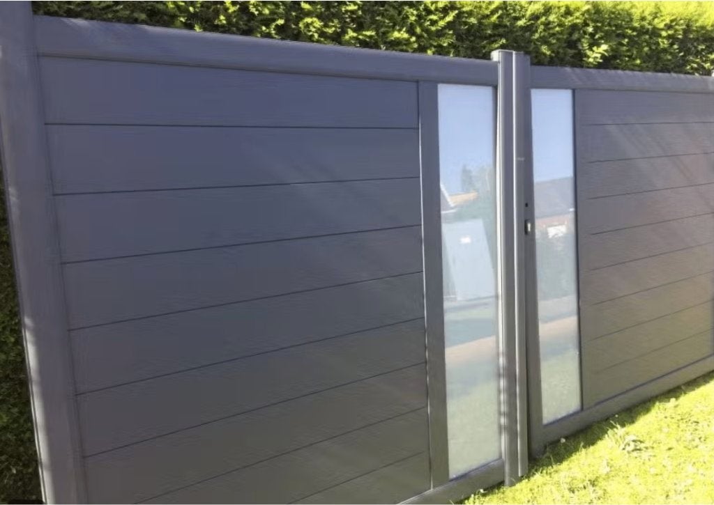 draaipoort aluminium OTIS SHOWROOMMODEL, Ophalen, Gebruikt, 150 tot 200 cm, Hout